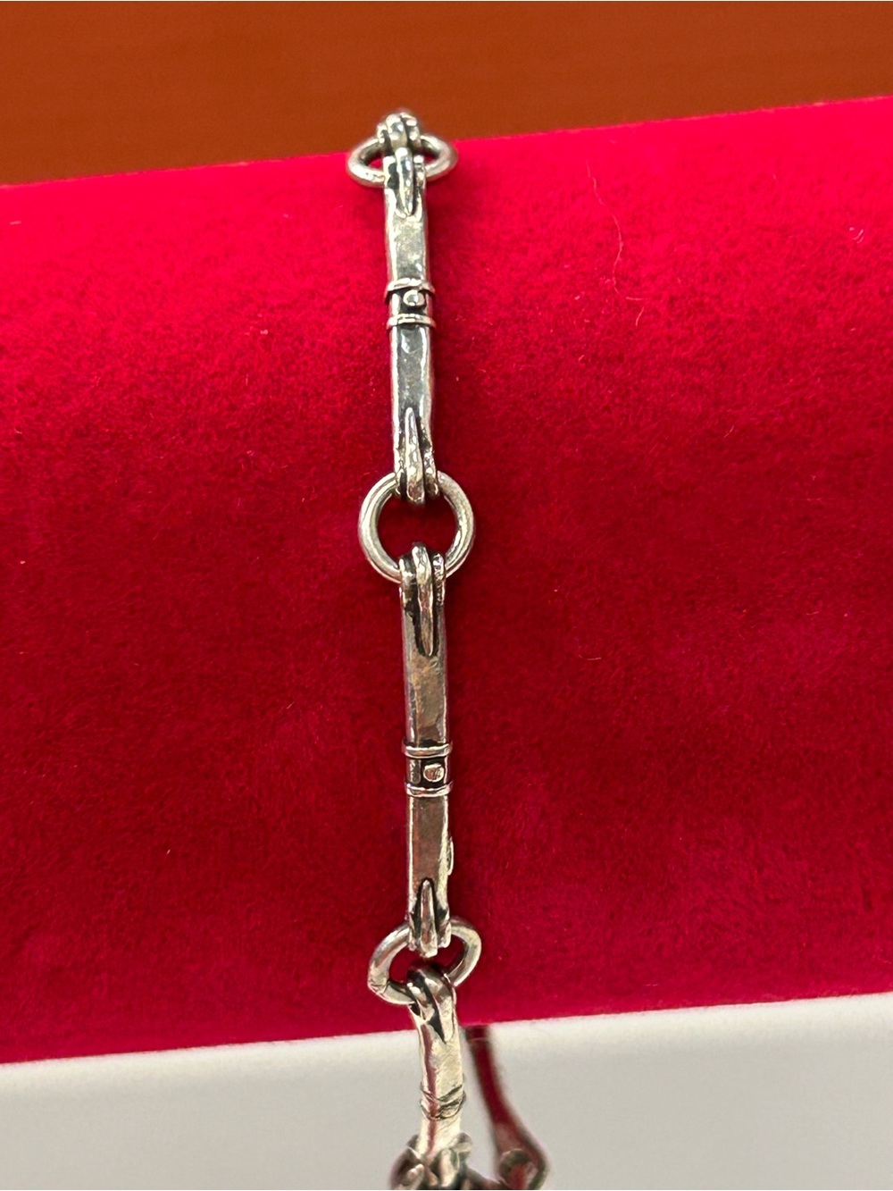 Silpada Sterling Silver Bamboo Link Bracelet